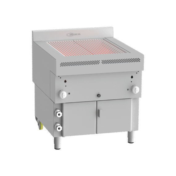 Parrilla profesional GRESILVA GHPI 2/800